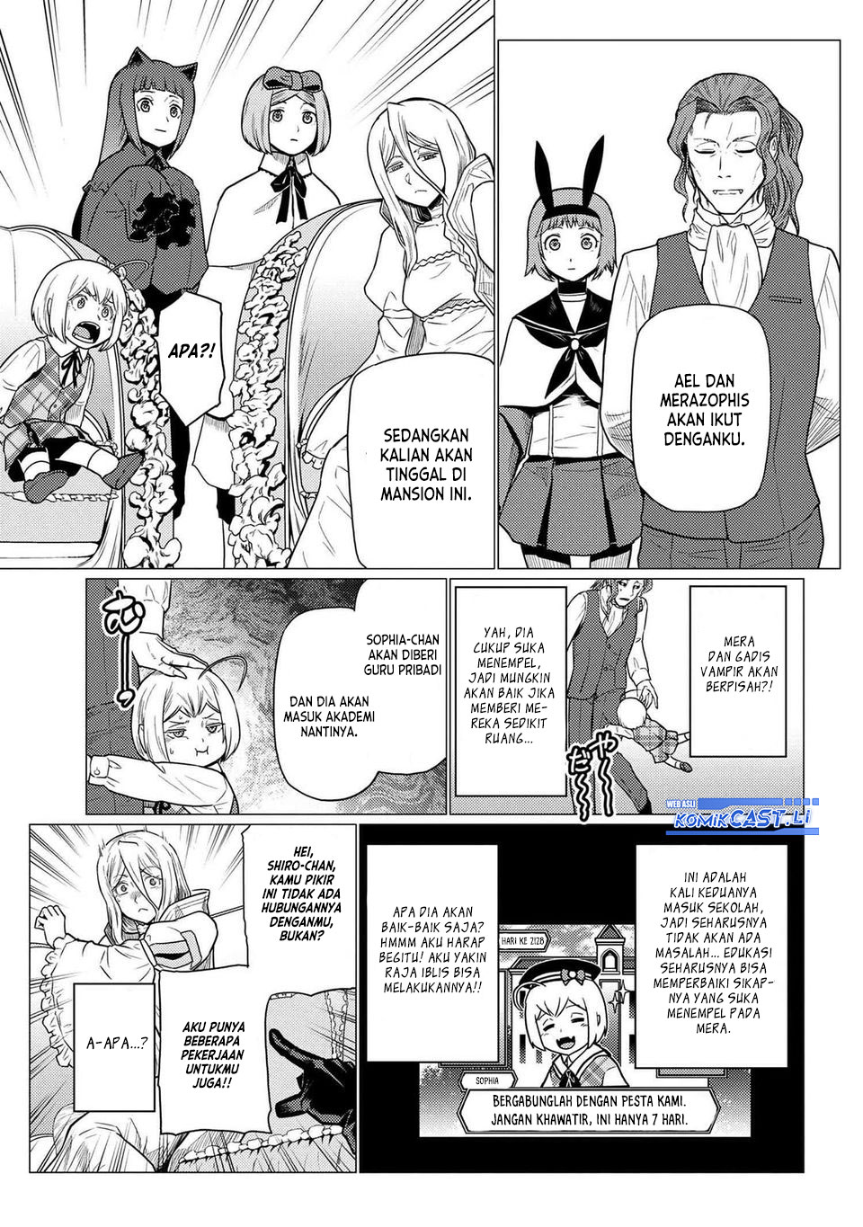 Kumo desu ga, Nani Ka? Chapter 71.1 Gambar 6
